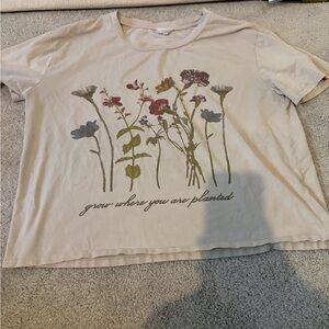 Amaryllis Beige Casual Tee